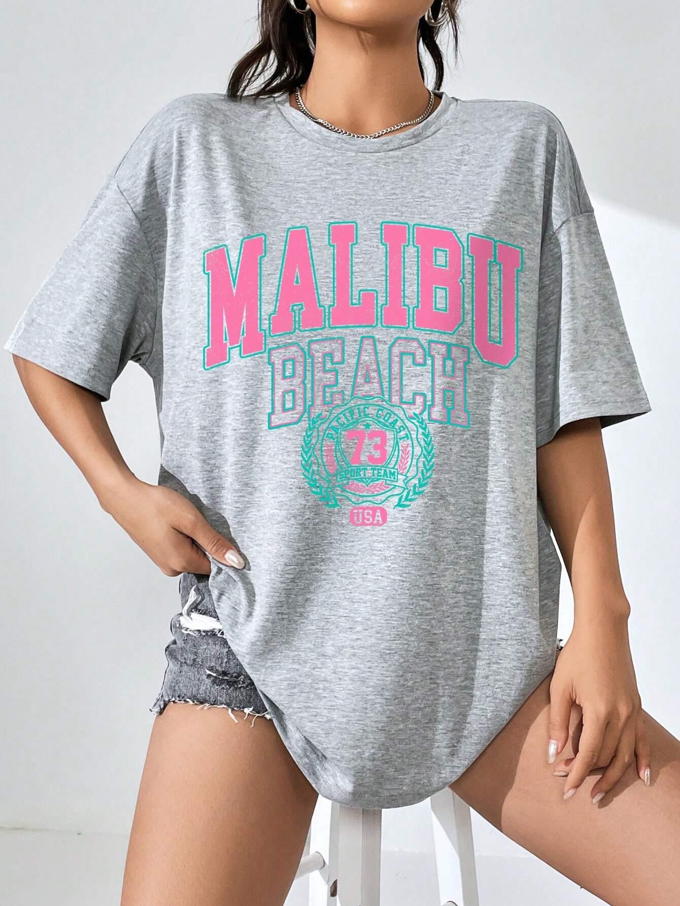 Malibu Beach Stampa di lettere - Streetwear Brand Clothing recensione e prezzo